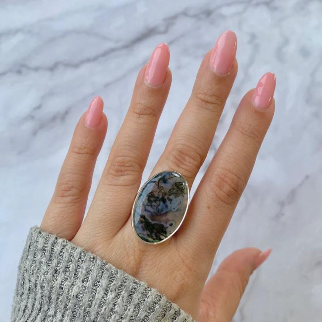 Stunning Unique Moss Agate Jewelry Ethereal Pieces For Every Style Love